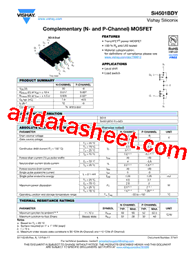 SI4501BDY_V01型号图片