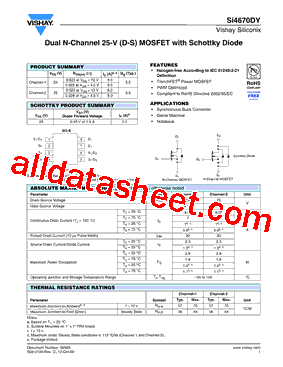 SI4670DY-T1-E3型号图片