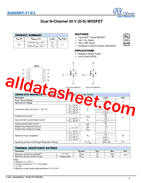 SI4808DY-T1-E3型号图片