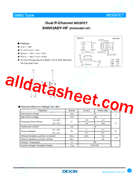 SI4953ADY-HF型号图片