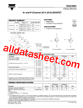 SI5519DU型号图片