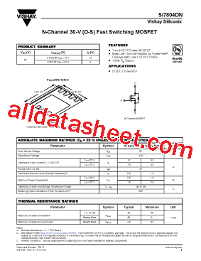 SI7804DN-T1-E3型号图片