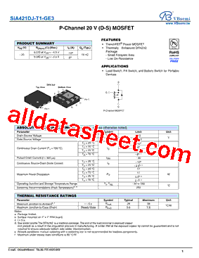 SIA421DJ-T1-GE3型号图片