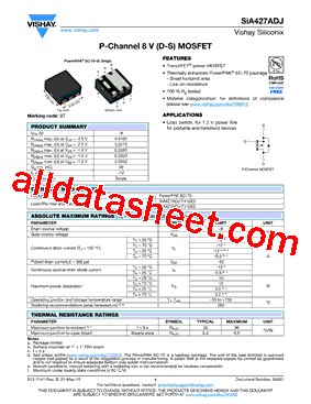 SIA427ADJ-T1-GE3型号图片