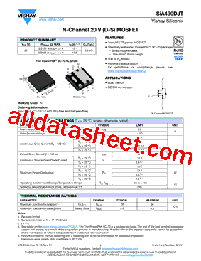 SIA430DJT型号图片