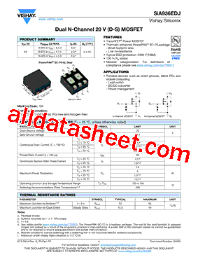 SIA936EDJ型号图片