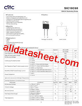 SIC10C60型号图片