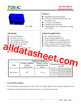 SICDS100V6型号图片