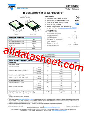 SIDR5802EP型号图片