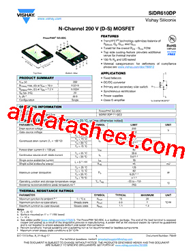 SIDR610DP_V01型号图片