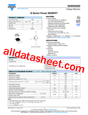 SIHD5N50DT4-GE3型号图片