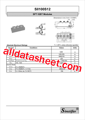 SII100S12型号图片