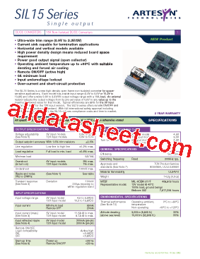 SIL15-05SADJ-V型号图片