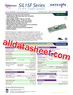 SIL15F-12S1V5-VJ型号图片