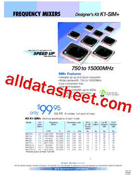 SIM-153LH+型号图片