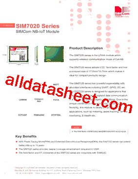 SIM7020E型号图片