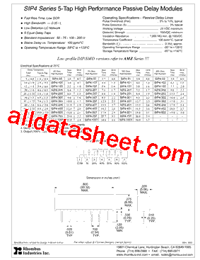 SIP4-151型号图片