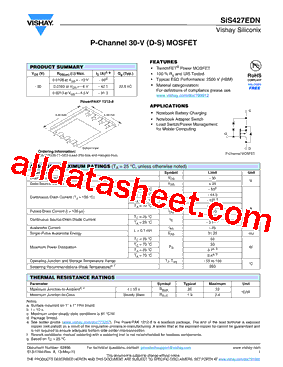 SIS427EDN型号图片