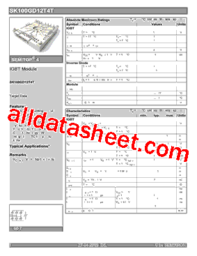 SK100GD12T4T型号图片