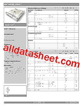 SK100MLI066T型号图片