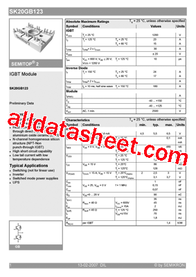 SK20GB123型号图片