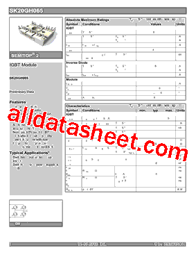 SK20GH065型号图片