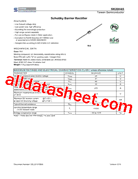 SK20H45A0型号图片