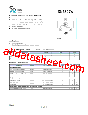 SK2307A型号图片
