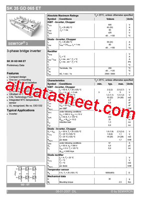 SK35GD065ET型号图片