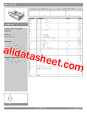 SK45KQ08型号图片