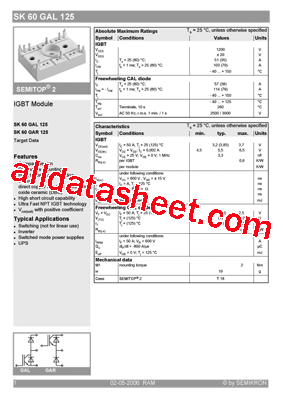 SK60GAL125型号图片