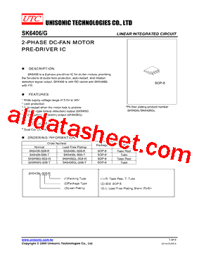 SK6406G-S08-R型号图片