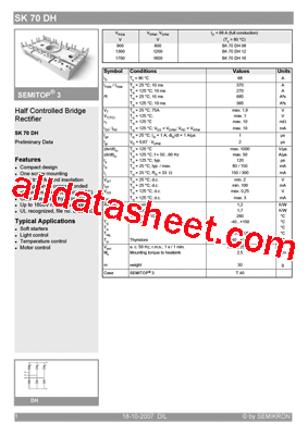 SK70DH/08型号图片