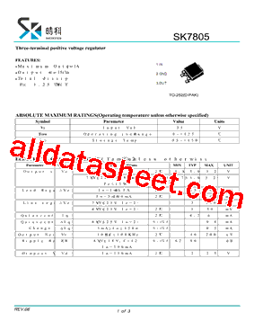 SK7805型号图片