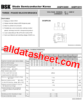 SKBPC50005型号图片