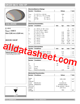 SKCD08C120I4F型号图片