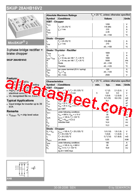 SKIIP28AHB16V2型号图片