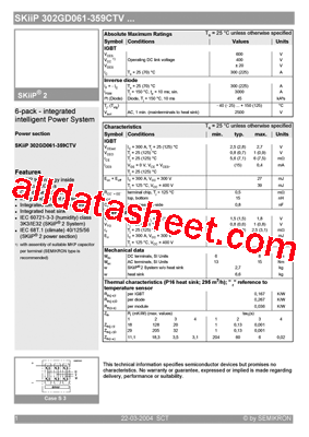 SKIIP302GD061-359CTV型号图片