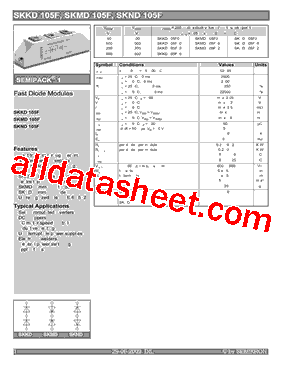 SKKD105F10型号图片