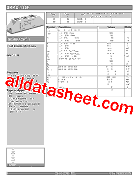 SKKD115F型号图片