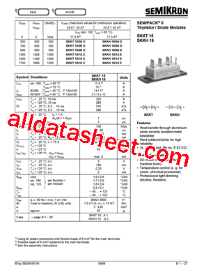 SKKT15/12E型号图片