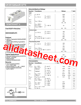 SKM150GAR12T4_13型号图片