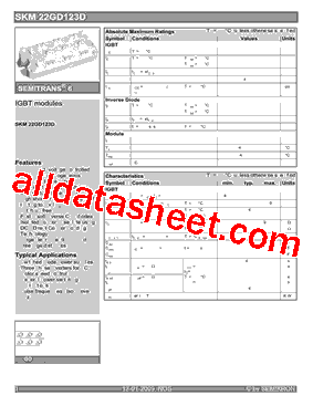 SKM22GD123D型号图片