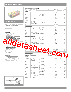 SKM300GAL12T4_0906型号图片