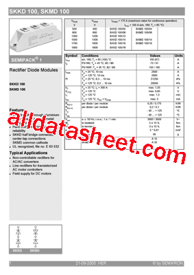 SKMD100/14型号图片