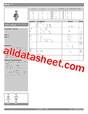 SKN71-04型号图片