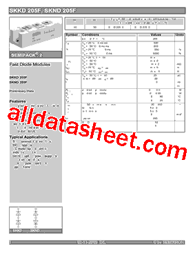 SKND205F型号图片