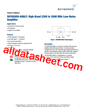 SKY65805-696LF型号图片