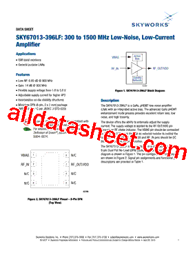 SKY67013-396LF型号图片