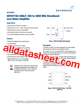 SKY67159-396LF型号图片